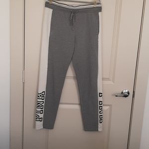Pink slim jogger